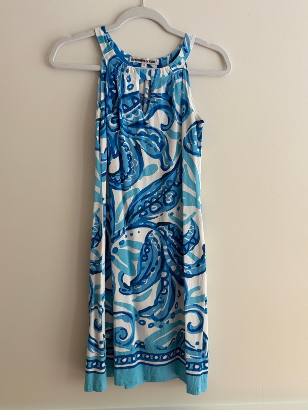 Barbara Gerwit Halter Mini Dress